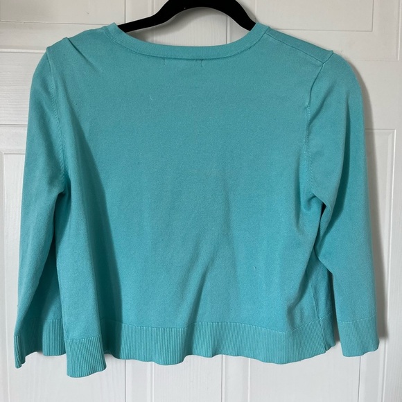 525 American teal Cardigan - Picture 7 of 7